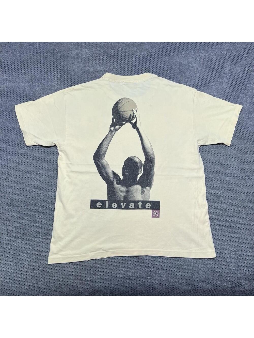 Vintage 90S United Basketball Players Elevate Your Game T-Shirt Large RARE MENS